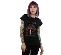 Absolute Cult The Doors Women's Retro Jim Morrison T-Shirt Black Medium