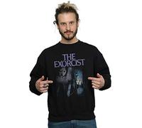 Absolute Cult The Exorcist Men's Distressed Steps Sweatshirt Black Large