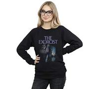 Absolute Cult The Exorcist Women's Distressed Steps Sweatshirt Black Small