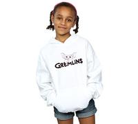 Absolute Cult The Gremlins Girls Logo Line Hoodie White 9-11 Years