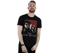 Absolute Cult The Lost Boys Men's Distressed Poster T-Shirt Black Large