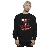 Absolute Cult The Lost Boys Men's Vampires Everywhere Sweatshirt Black XXX-Large