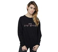 Absolute Cult The Lost Boys Women's Text Logo Sweatshirt Black Large