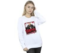 Absolute Cult The Lost Boys Women's Vampires Everywhere Sweatshirt White Medium