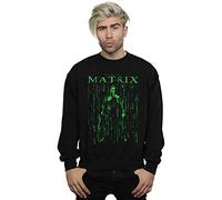 Absolute Cult The Matrix Men's Neo Neon Sweatshirt Black XXX-Large
