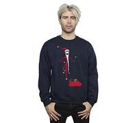 Absolute Cult The Nightmare Before Christmas Men's Sweatshirt Navy Blue Large