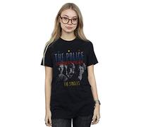 Absolute Cult The Police Women's Every Breath You Take Boyfriend Fit T-Shirt Black Medium