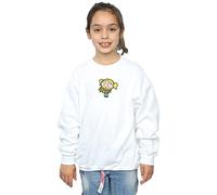 Absolute Cult The Powerpuff Girls Girls Bubbles Flower Sweatshirt White 12-13 years