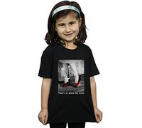 Absolute Cult The Wizard of Oz Girls Ruby Slippers Photo T-Shirt Black 12-13 Years