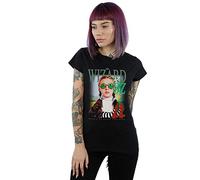 Absolute Cult The Wizard of Oz Women's No Place Checkerboard T-Shirt Black X-Large
