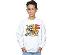 Absolute Cult Tom And Jerry Boys Thumbs Up Sweatshirt