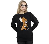 Absolute Cult Tom And Jerry Women's Angry Mouse Sweatshirt Black Medium