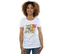 Absolute Cult Tom and Jerry Women's Thumbs Up T-Shirt White XX-Large