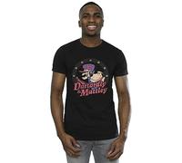 Absolute Cult Wacky Races Men's Dastardly and Mutley Circle T-Shirt Black XX-Large