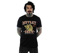 Absolute Cult Wacky Races Men's Mutley Crew T-Shirt Black XXXXX-Large