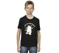 Absolute Cult We Bare Bears Boys Joy to The World T-Shirt Black 7-8 Years