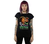 Absolute Cult Whitney Houston Women's I Will Always Love You Homage T-Shirt Black Medium