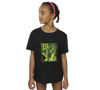 Absolute Cult Wizard of Oz Girls Wicked Logo T-Shirt Black 9-11 Years