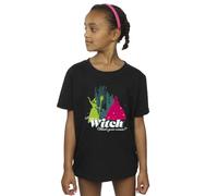 Absolute Cult Wizard of Oz Girls Wicked Witch T-Shirt Black 9-11 Years