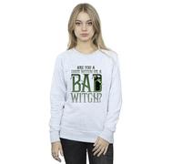 Absolute Cult Wizard of Oz Women's Wicked Bad Witch Sweatshirt Sport Grey Medium