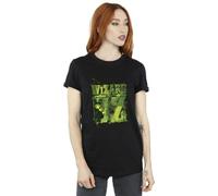 Absolute Cult Wizard of Oz Women's Wicked Logo Boyfriend Fit T-Shirt Black X-Large