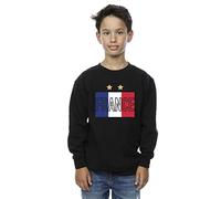 Absolute Cult World Cup Boys France Flag Stars Sweatshirt Black 7-8 Years