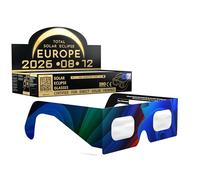 Absolute Eclipse Breeze Solar Eclipse Glasses Bulk Wholesale - ISO 12312-2 Tested & CE Certified - EU Manufacturer - 100-PACK Wholesale Pack - 2026 Eclipse Europe