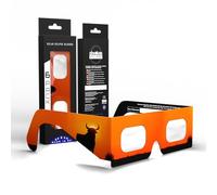 Absolute Eclipse Bull Solar Eclipse Glasses 6-Pack Family - CE and ISO 12312-2 Certified - AAS Recommended EU Manufacturer - Safe for August 12 2026 Total Eclipse