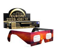 Absolute Eclipse Palms Solar Eclipse Glasses Bulk Wholesale - ISO 12312-2 Tested & CE Certified - EU Manufacturer - 100-PACK Wholesale Pack - 2026 Eclipse Europe