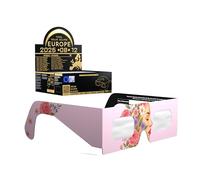 Absolute Eclipse Rosette Solar Eclipse Glasses Bulk Wholesale - ISO 12312-2 Tested & CE Certified - EU Manufacturer - 50-PACK Classroom Pack - 2026 Eclipse Europe