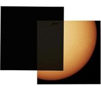 Absolute Eclipse Solar Filter Sheet 100 x 100 mm for Telescopes, Binoculars & Cameras - DIY Solar Film for Sun, Sunspot & Eclipse Viewing, OD 5.6, ISO 12312-2 Tested