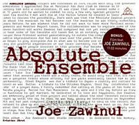 Absolute Ensemble - Absolute Zawinul [CD]