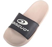 ABSOLUTE FOOTWEAR Childrens Unisex Teens Easy Slip On Summer Holiday Beach Pool Sliders Sandals - Beige - UK 3 / EU 36