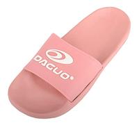 ABSOLUTE FOOTWEAR Childrens Unisex Teens Easy Slip On Summer Holiday Beach Pool Sliders Sandals - Pink - UK 3 / EU 36