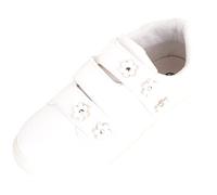 ABSOLUTE FOOTWEAR Kids Faux Leather Floral Touch and Close Casual Trainers