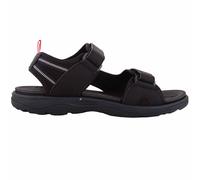 ABSOLUTE FOOTWEAR Men's Childrens Lightweight Touch & Close Summer Sandals in Black | Size: 4 ABSOLUTE FOOTWEAR Black 4