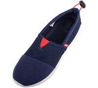 Mens Easy Slip On Elasticated Back Lightweight Canvas Trainers Pumps ABSOLUTE FOOTWEAR Navy 10