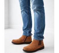 Easy Slip On Single Gusset Chelsea Desert Boot ABSOLUTE FOOTWEAR Tan 10