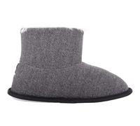 ABSOLUTE FOOTWEAR Women's Arabella, Winter Bootie Slippers with Pom Pom Design in Black | Size: 7-8 ABSOLUTE FOOTWEAR Black 7-8