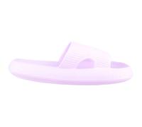 ABSOLUTE FOOTWEAR Women's Easy Slip On Summer Beach Open Toe Flip Flop Slider Sandal Mules in Lilac | Size: Medium ABSOLUTE FOOTWEAR Lilac M