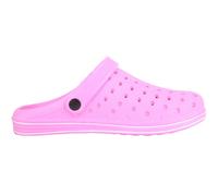 ABSOLUTE FOOTWEAR Women's Womens Slip On Garden Summer Pool Clogs Shoes, Adjustable Back Strap in Pink | Size: 4 ABSOLUTE FOOTWEAR Pink 4