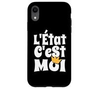 Absolute Power L'Etat C'est Moi French Quote Case for iPhone XR