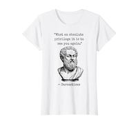 Absolute Privilege Sarcasm Philosophy Dry Humor Value Graphic T-Shirt, Women, White, S