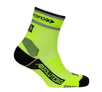 ABSOLUTE360 Performance Running Socks For Men/Women - Anti Blister Cushioned Trainer Socks Blister Prevention Athletic Sports Socks (UK, Numeric, 9, 11, Regular, Regular, Neon Yellow)