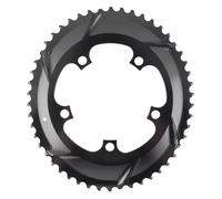 absoluteBlack OVAL 110BCD 5 holes, 2x chainring FOR SRAM - Grey 50T