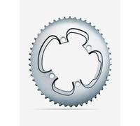 absoluteBLACK Oval Chainring 104 BCD 2x Asymmetric Grey - 50