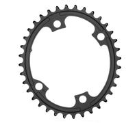 AbsoluteBLACK Premium Oval Dura Ace 9100 110/4BCD Chainring - Black / 34 / 4 Arm, 110mm / 12 Speed