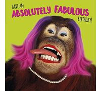 Absolutely Fabulous Birthday Card 3D Lenticular/Holographic
