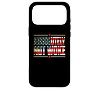 Absolutely Not Woke Anti Woke Cancel Culture USA Flag Case for iPhone 17 Pro Max