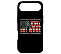 Absolutely Not Woke Anti Woke Cancel Culture USA Flag Case for iPhone Air